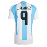 Pánský Fotbalový dres Argentina Julian Alvarez #9 Copa America 2024 Domácí Krátký Rukáv